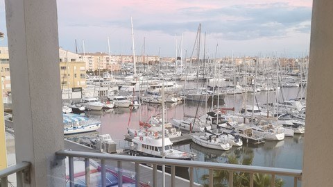 Vue sur port Cap d'agde